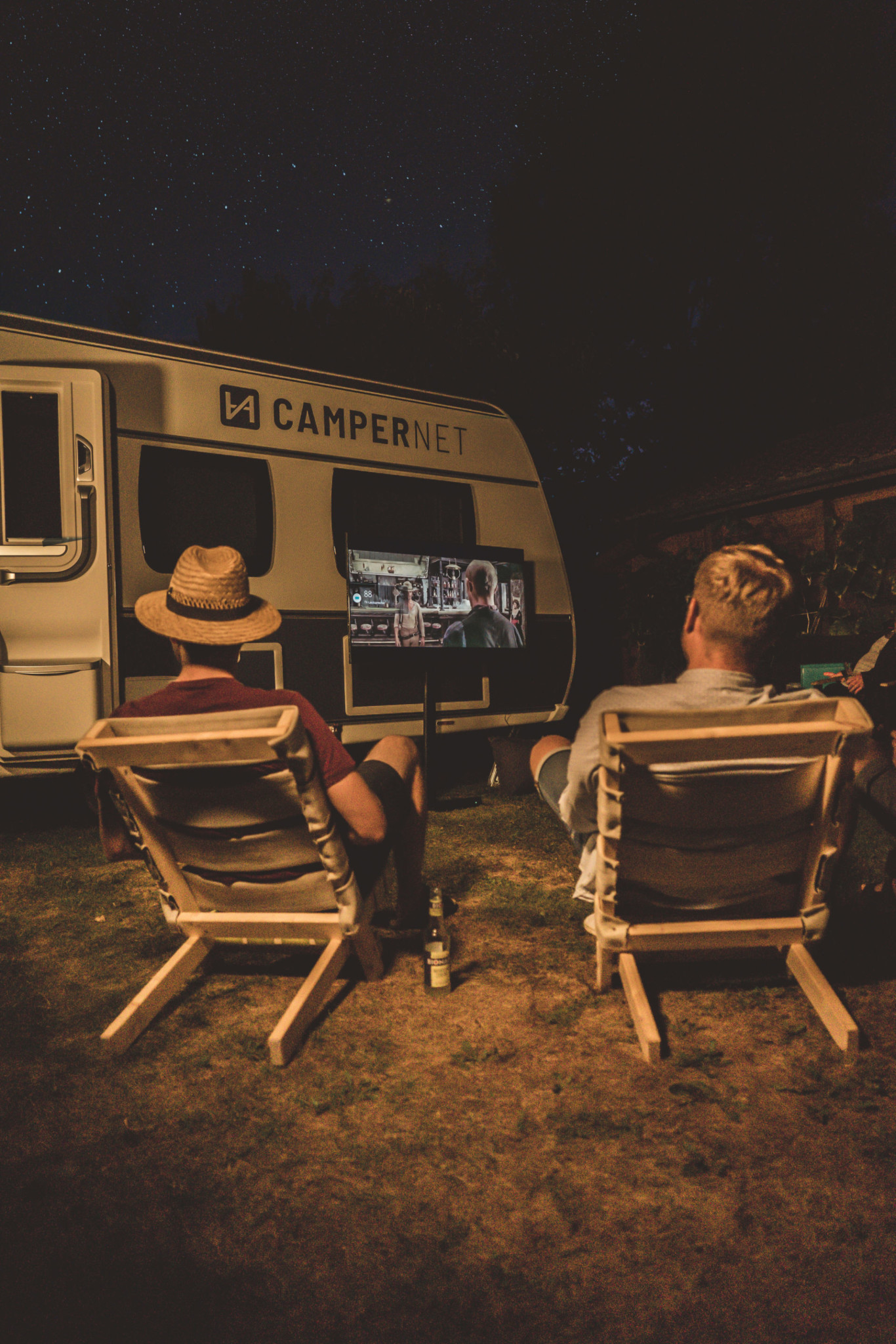 Mit dem Campernet - Internet für Streaming und TV Empfang